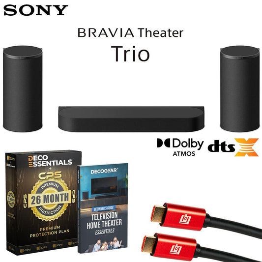 Sony BRAVIA Theater Trio, Three-Unit System w/ 26 Months Extended Protection