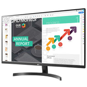 LG QHD 32-Inch Computer Monitor 32QN600-B, Black