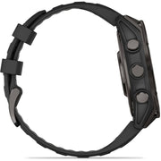 Garmin Fenix 8 47 mm AMOLED Sapphire Carbon Gray with Black Band + Bands Bundle