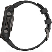 Garmin Fenix 8 47 mm AMOLED Sapphire Carbon Gray with Black Band + Bands Bundle
