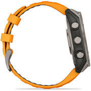 Garmin Fenix 8 47 mm AMOLED SapphireTitanium with Orange Band + Bands Bundle