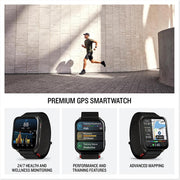 Garmin Venu X1 Premium GPS Smartwatch Black Titanium + 24mm Elastic Bands Bundle