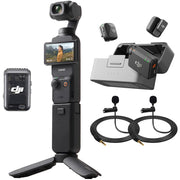 DJI Osmo Pocket 3 Creator Combo 4K 120fps Handheld 3-Axis Gimbal + 2x Mini Lapel Mic
