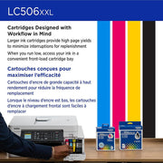 Brother Genuine LC506XXLBKS Super High Yield Black & C/M/Y Ink Cartridges+Guide