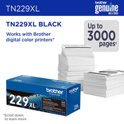 Brother Genuine High Yield Toner Cartridge Black 2 Pack + Deco Gear Print Guide