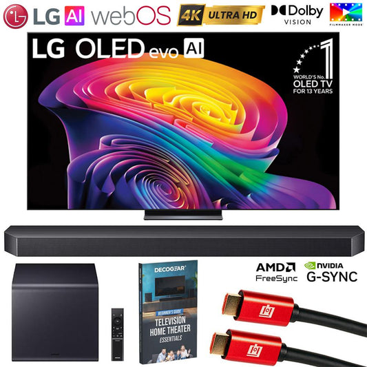 LG 77" OLED evo AI C6H 4K webOS TV (2026) w/ HW-Q900H Q-Series Soundbar Bundle