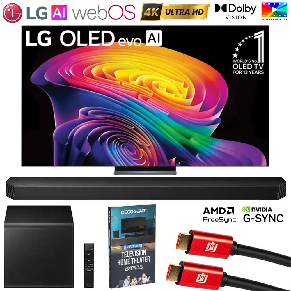 LG 83" OLED evo AI C6H 4K webOS TV (2026) w/ HWQ800H Soundbar System Bundle