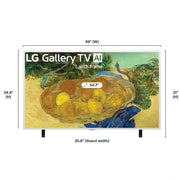 LG 55" Gallery TV with Frame LX7B Mini LED 4K TV 2026 w/ 26 Month Protection Bundle