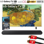 LG 55" Gallery TV with Frame LX7B Mini LED 4K TV 2026 w/ HW-S50B Soundbar Bundle