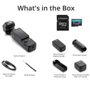 DJI Osmo Pocket 3 Capture More Combo, 4K/120fps Handheld 3-Axis Gimbal Stabilization