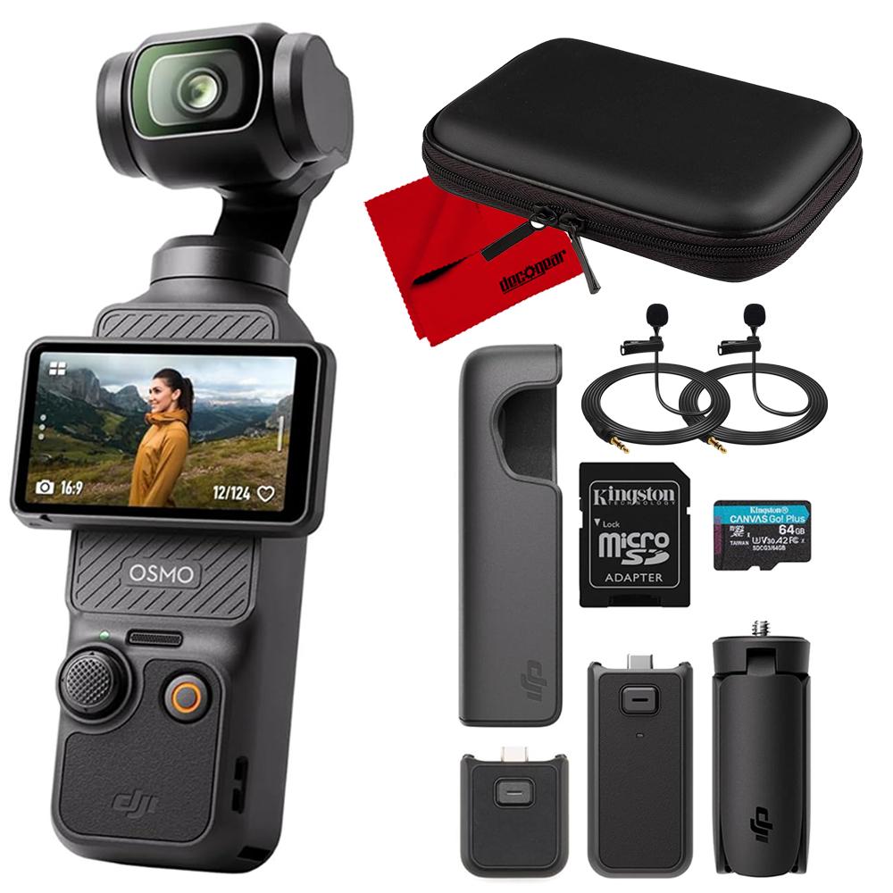 DJI Osmo Pocket 3 Capture More Combo 4K Handheld 3-Axis Gimbal Stabilization Bundle