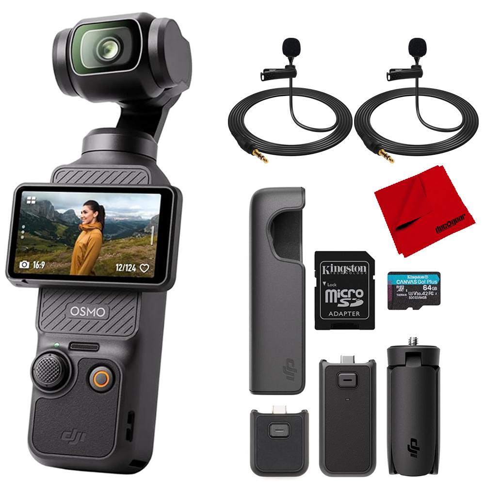 DJI Osmo Pocket 3 Capture More Combo 4K Handheld 3-Axis Gimbal Stabilization Bundle