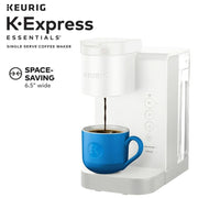 Keurig K-Express Essentials Single-Serve K-Cup Pod Coffee Maker (Cloud White)