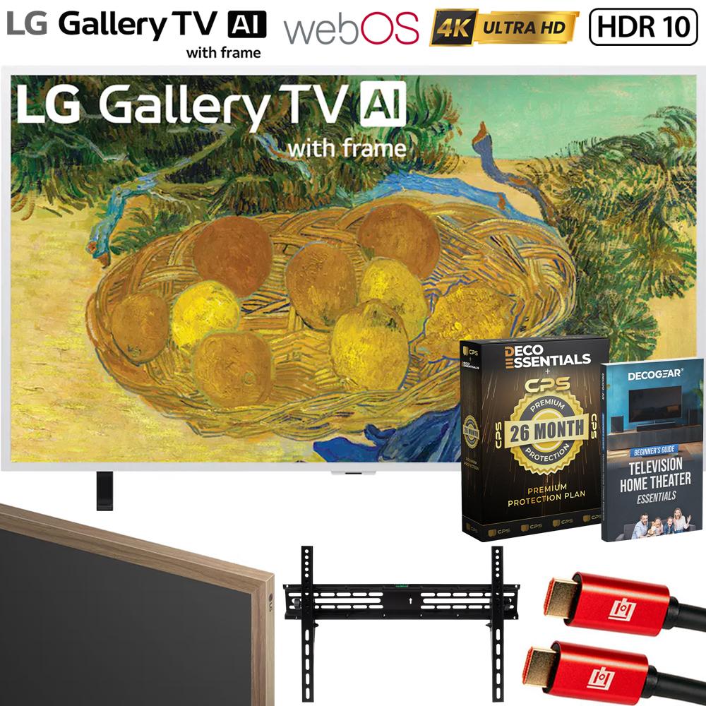 LG 65" Gallery TV Mini LED 4K TV 2026 + Wood Frame + Warranty + Accessories Bundle