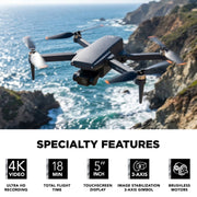 Vivitar SkyFlow GPS Foldable 4K UHD Video Drone (DRCSCX2)