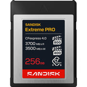 SanDisk Extreme PRO CFexpress 4.0 Type B Memory Card - 256GB (Up to 3700MB/s)