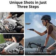 DJI Neo Three-Battery Combo, Mini Drone 4K UHD Camera - CP.FP.00000218.01