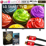 LG LB65 32" HD HDR Smart LED TV (2026) w/ 1 YR Extended Warranty Bundle