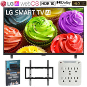 LG LB65 32" HD HDR Smart LED TV (2026) w/ Accessories + Home Theatre Guide Bundle