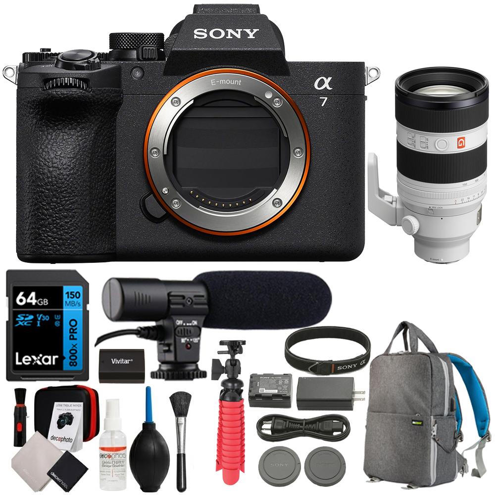 Sony a7 V Full-Frame Mirrorless Camera Body + 50-150mm Lens Accessory Bundle