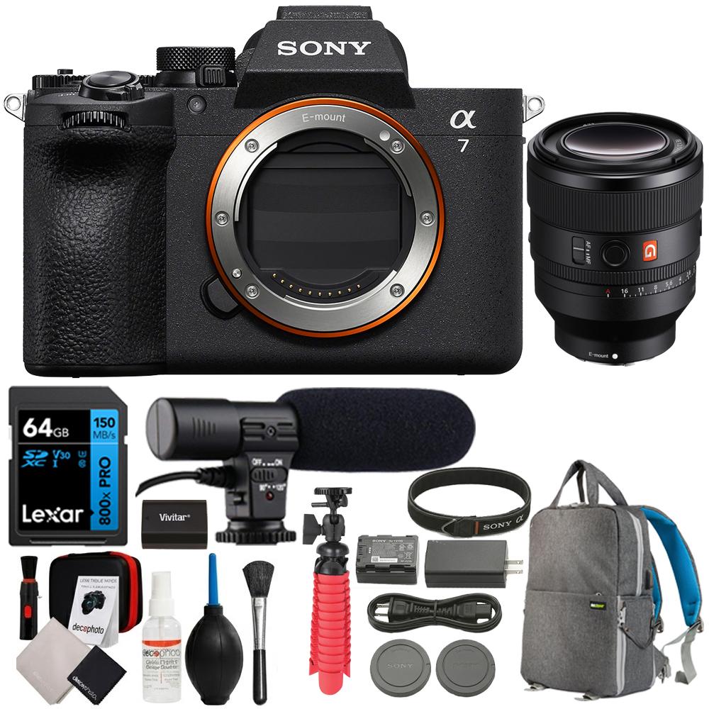 Sony a7 V Full-Frame Mirrorless Camera Body Only + 50mm Lens Accessory Bundle