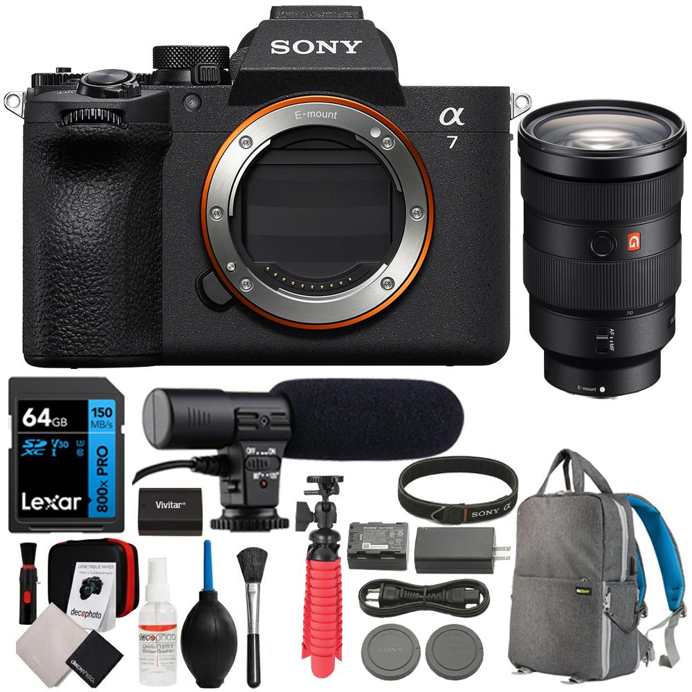 Sony a7 V Full-Frame Mirrorless Camera Body + 24-70mm Lens Accessory Bundle