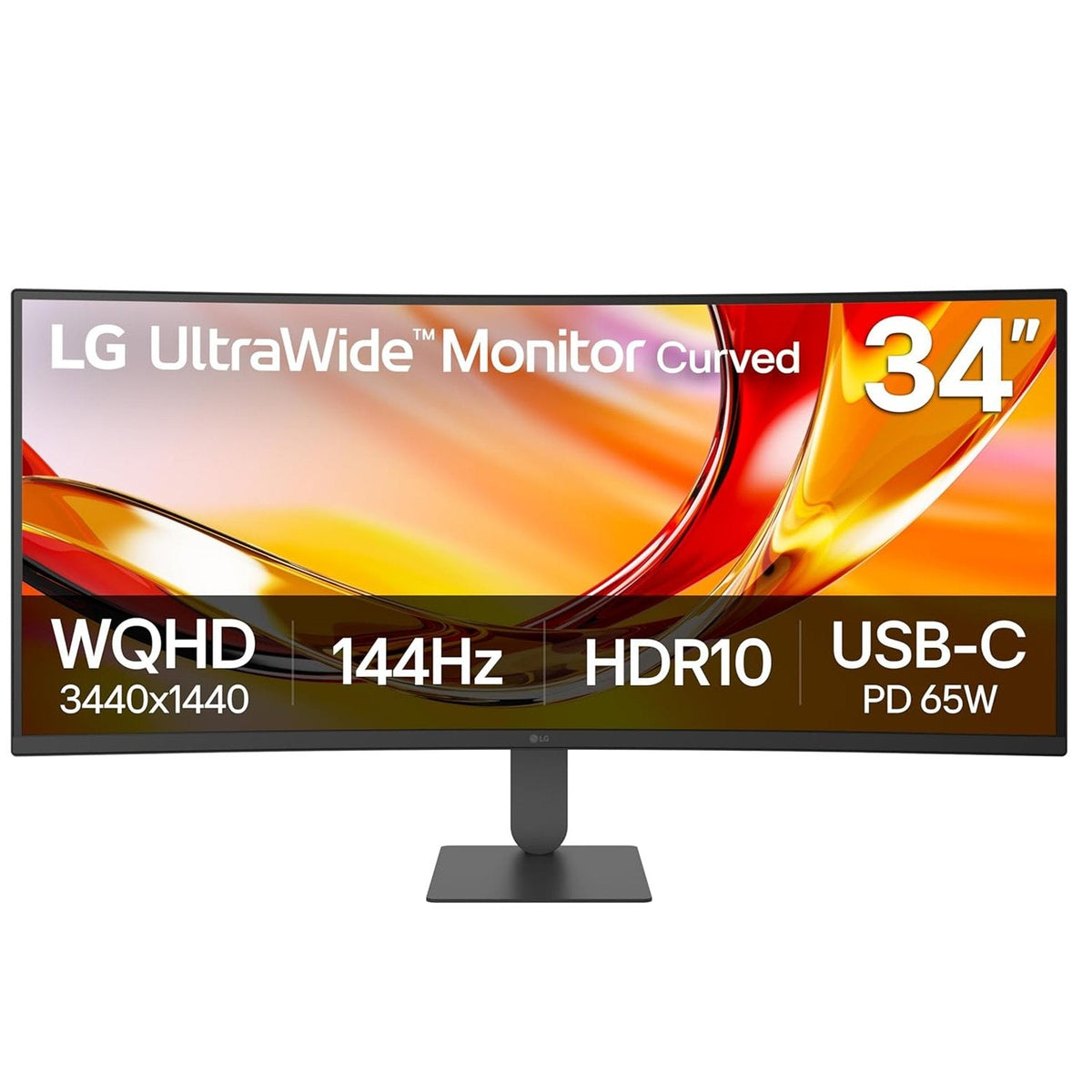 LG  34U640B 34-Inch UltraWide WQHD (3440 x 1440) Curved Monitor, Black