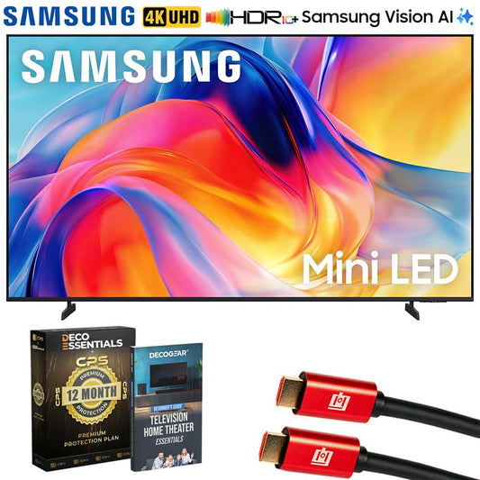 Samsung 43" Mini LED M70H 4K Vision AI TV, Titan Black (2026) w/ 1 YR Warranty Bundle