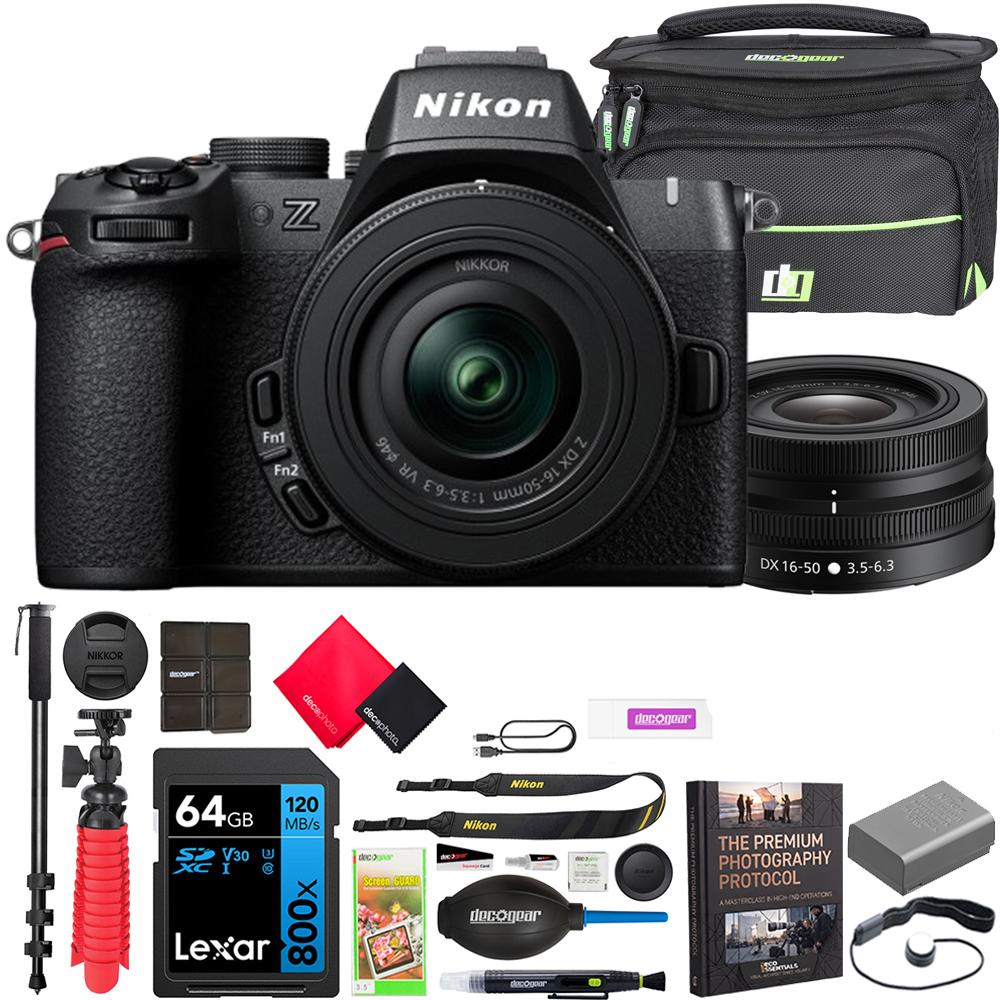 Nikon Z50II Mirrorless Camera w/ NIKKOR Z DX 16-50mm VR Lens Content Creator Bundle