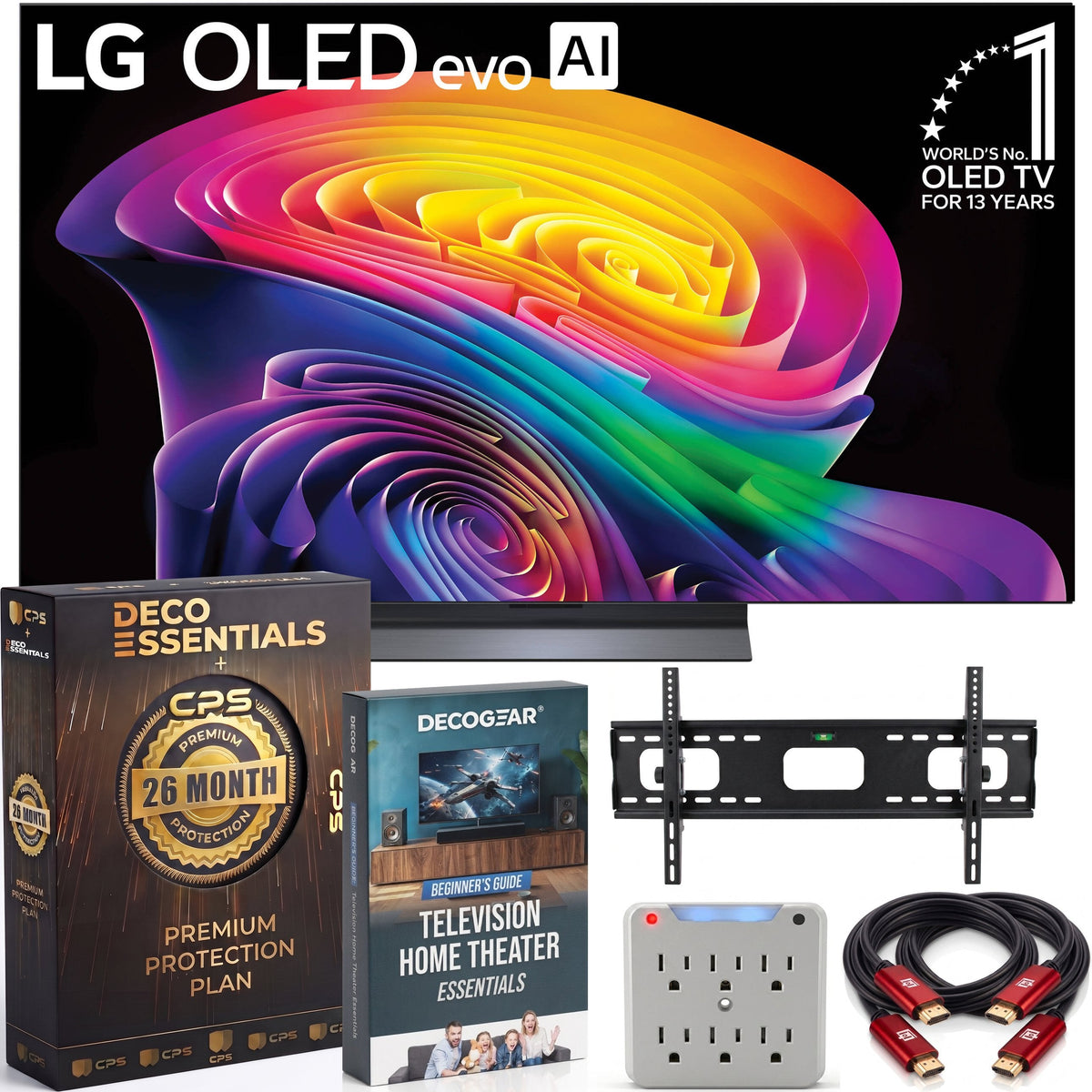 LG 77 Inch OLED evo AI C6H 4K Smart webOS TV (2026) w/ 26 Months Protection Bundle