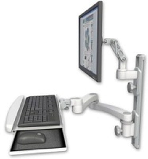 ICW UL500-T19D-KUP-A2-MW Ultra 500 LCD Monitor Mount and Keyboard Tray