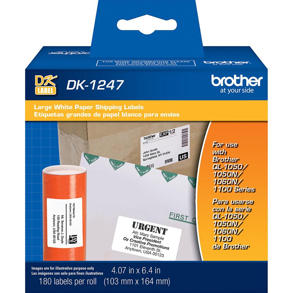 Brother QL-1100 Wide Format Monochrome Label Printer w/ Deco Essentials Guide Bundle
