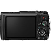 OM SYSTEM Olympus Tough TG-7 12MP 4K Underwater Digital Camera, Black w/ Snorkeling Kit