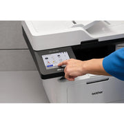 Brother Business Monochrome Laser All-in-One Printer with Guide & Printer Cable