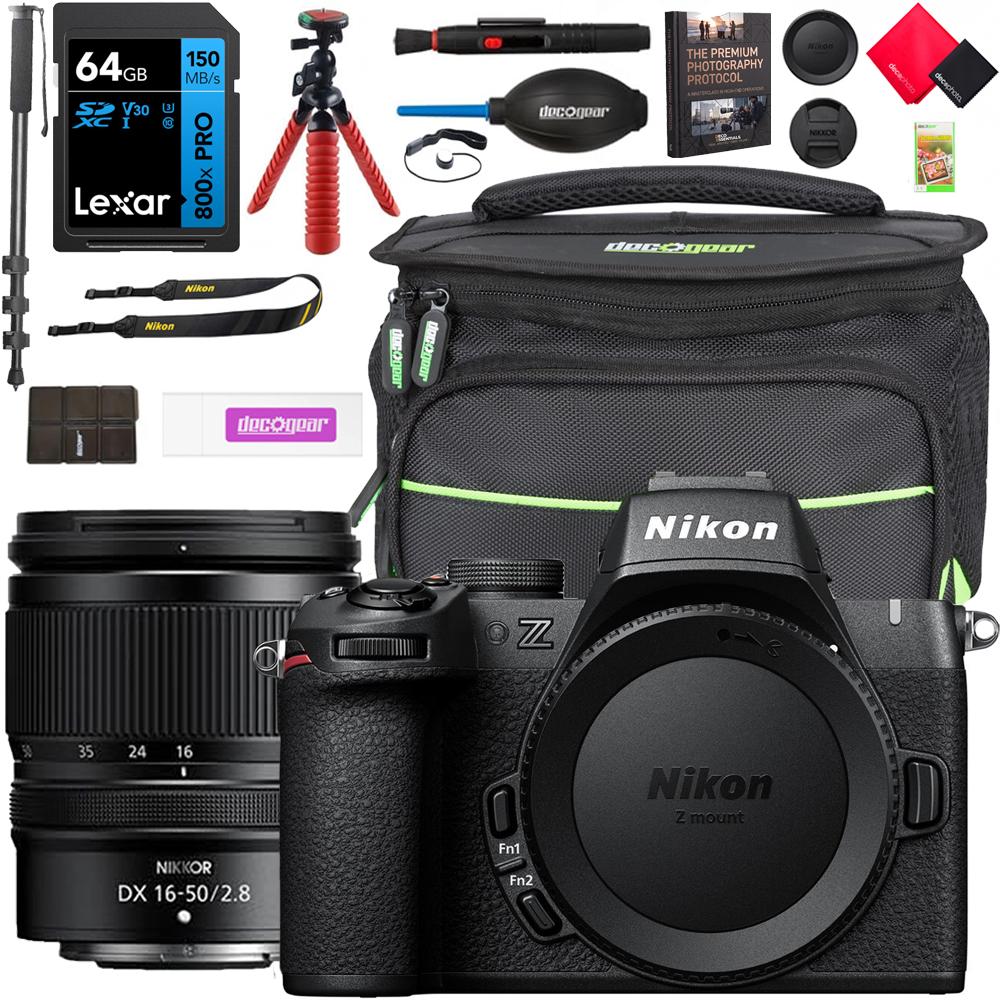 Nikon Z50II 16-50MM F/2.8 VR LENS KIT Content Creator Bundle with Accessories