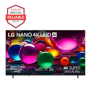 LG 85-Inch Class Nano 4K UHD AI NU70 Smart TV (2026)