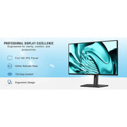 Dell 24" Full HD 120Hz LED Monitor with USB Hub 2 Pack + 2x 6FT HDMI Cable