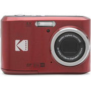 Kodak PIXPRO FZ45 16MP Digital Camera, RED + 64GB Premium Photography Bundle