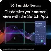 LG 32" 4K UHD IPS Touchscreen Smart Monitor Swing + 26 Months Protection Bundle