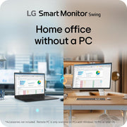 LG 32" 4K UHD IPS Touchscreen Smart Monitor Swing + 26 Months Protection Bundle