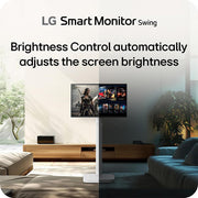 LG 32" 4K UHD IPS Touchscreen Smart Monitor Swing + 26 Months Protection Bundle