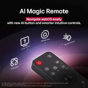 LG 65 inch Mini LED QNED AI 4K QNED85A Series Smart TV (2025) Refurbished