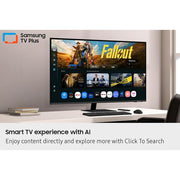 Samsung 43" M7 Smart Monitor UHD with Smart TV Apps, Mobile Connectivity Bundle