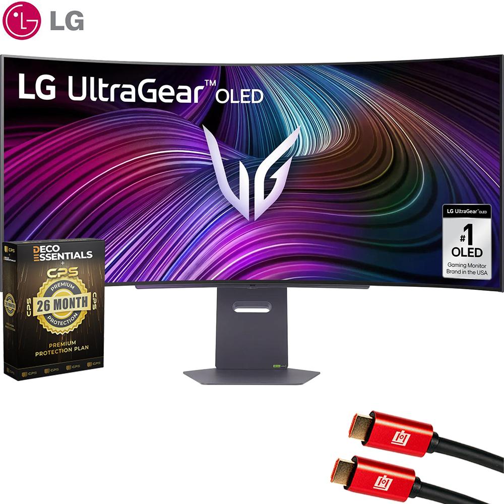 LG 45" UltraGear OLED WQHD Curved Gaming Monitor with 26 Month Protection Bundle