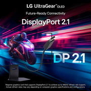 LG 45" UltraGear OLED WQHD Curved Gaming Monitor with 26 Month Protection Bundle