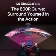 LG 45" UltraGear OLED WQHD Curved Gaming Monitor with 26 Month Protection Bundle