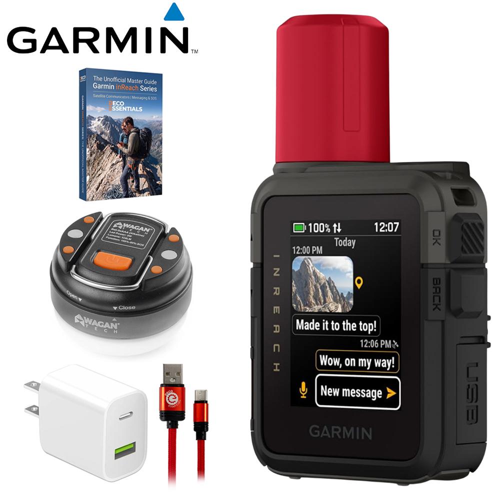 Garmin inReach Mini 3 Plus Satellite Communicator w/ Deco Gear Master Guide Bundle