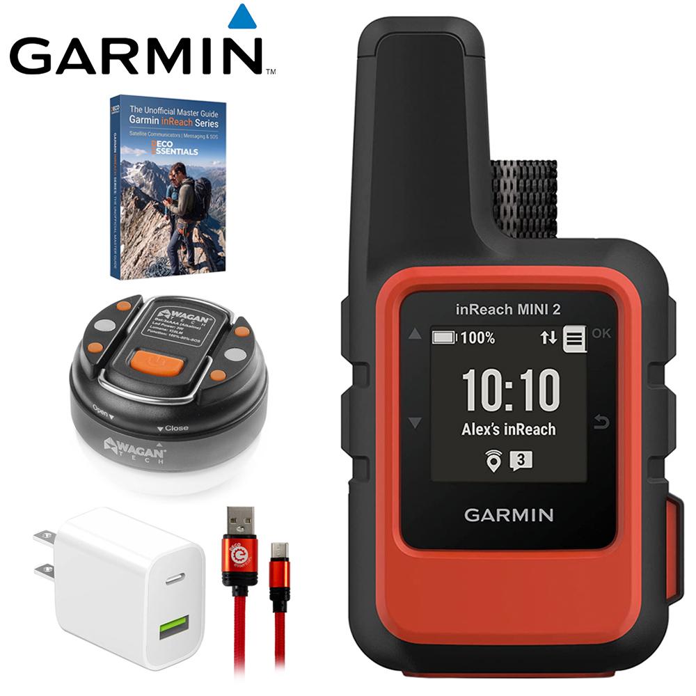 Garmin inReach Mini 2 Portable Satellite Communicator w/ Deco Gear Master Guide Bundle