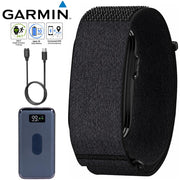 Garmin L-XL CIRQA Smart Band Health + Fitness Tracker, Black w/ Accessories Bundle