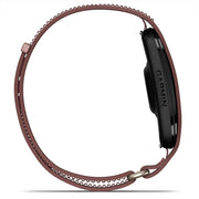 Garmin L-XL CIRQA Smart Band Health + Fitness Tracker, Mauve w/ Accessories Bundle